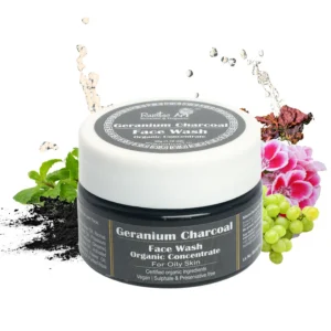 Organic Geranium Charcoal Facewash
