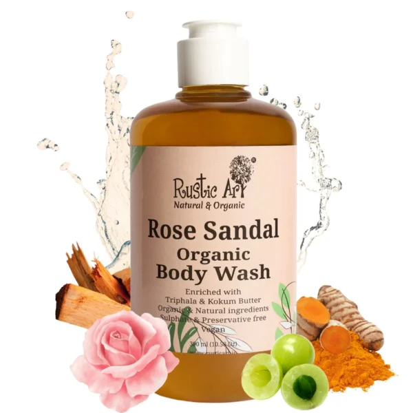 Rose Sandal Body Wash Liquid